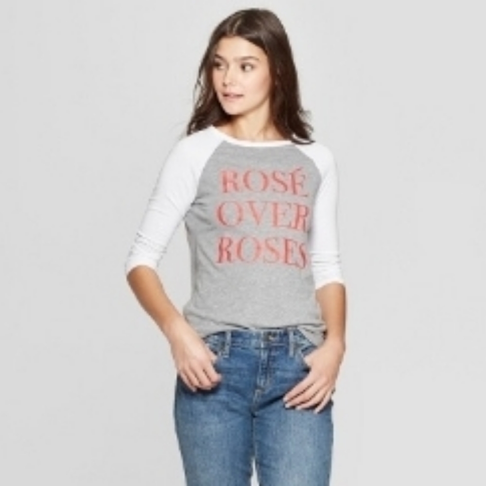 Rosé Over Rose's ¾ Tshirt